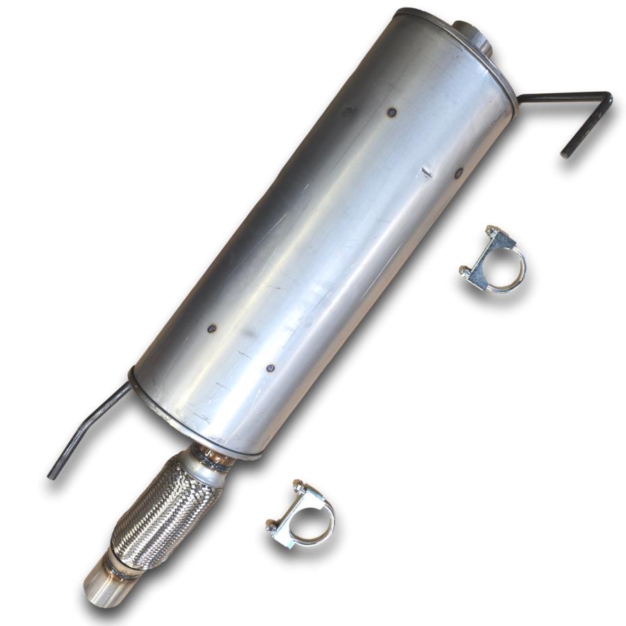2015-2020 Ford F-150 2.7L & 3.5L V6 Muffler Assembly w/flex STAINLESS STEEL