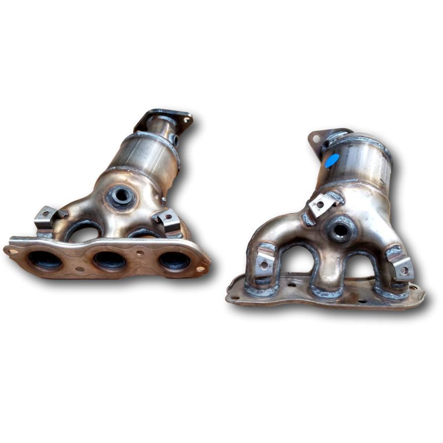 Image 3 of Mitsubishi Outlander 2007-2013 Bank 1 and Bank 2 Catalytic Converters 3.0L V6 SET