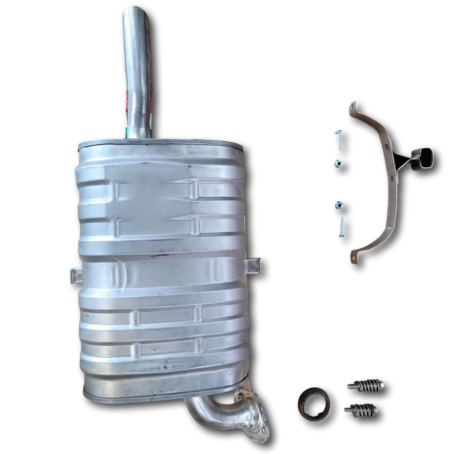 Toyota Corolla muffler assembly 98-02 with strap and hardware