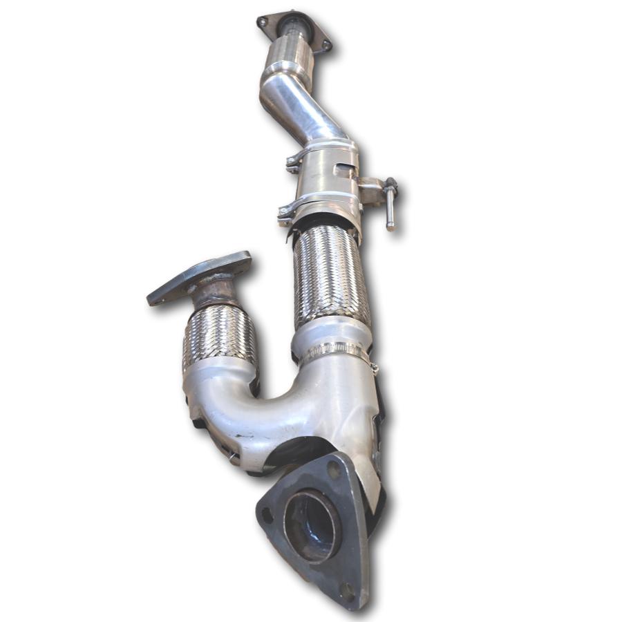 Infiniti QX60 2014 to 2020 Flex pipe with Catalytic Converter 3.5L V6 front view
