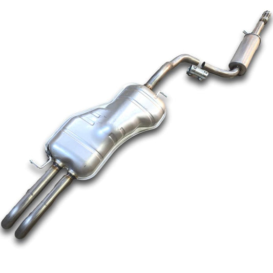 2000-2005 VW Jetta 4-Cylinder catback , res and muffler STAINLESS STEEL