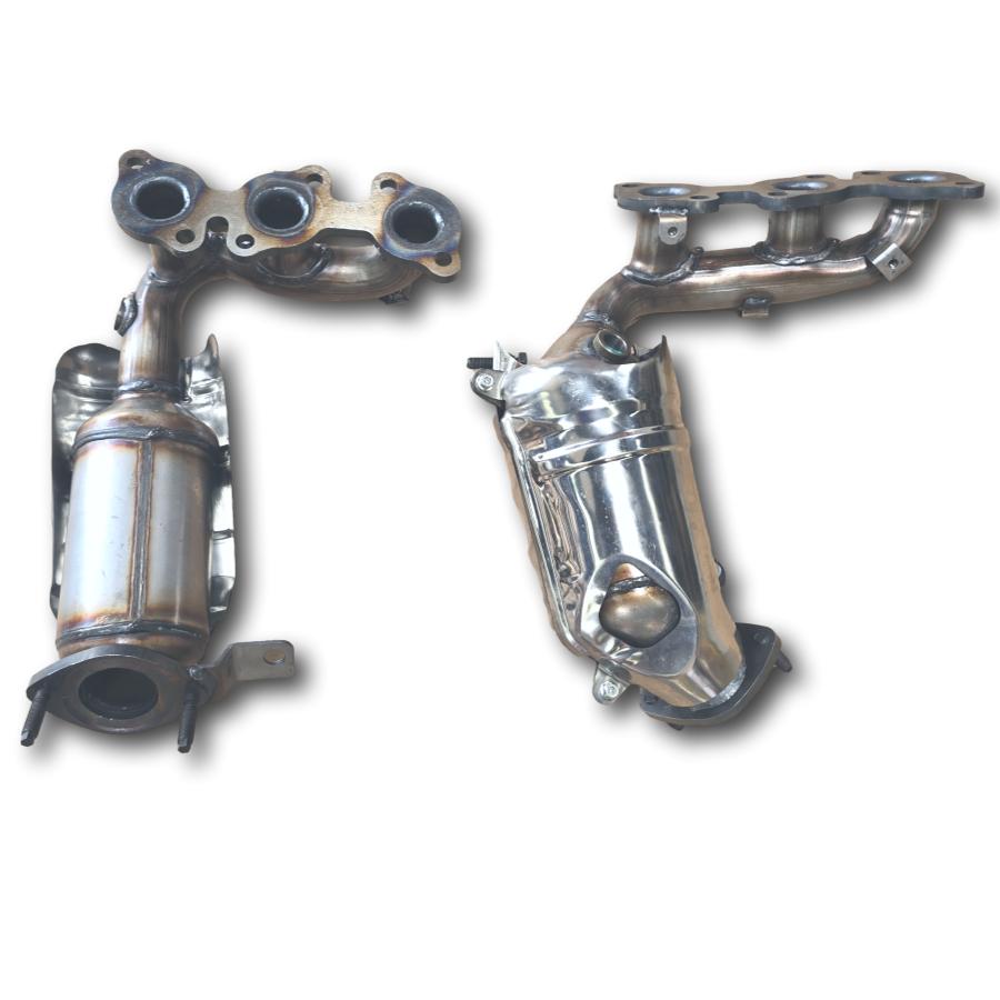 2004-2007 Toyota Highlander 3.3L V6 Catalytic Converter PAIR, BANK 1 & 2, OEM GRADE