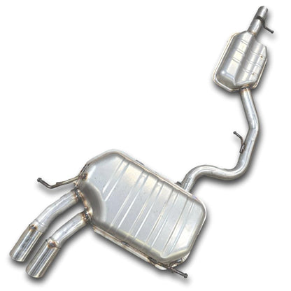 2009-2017 VW Tiguan catback 2.0L , res and muffler STAINLESS STEEL