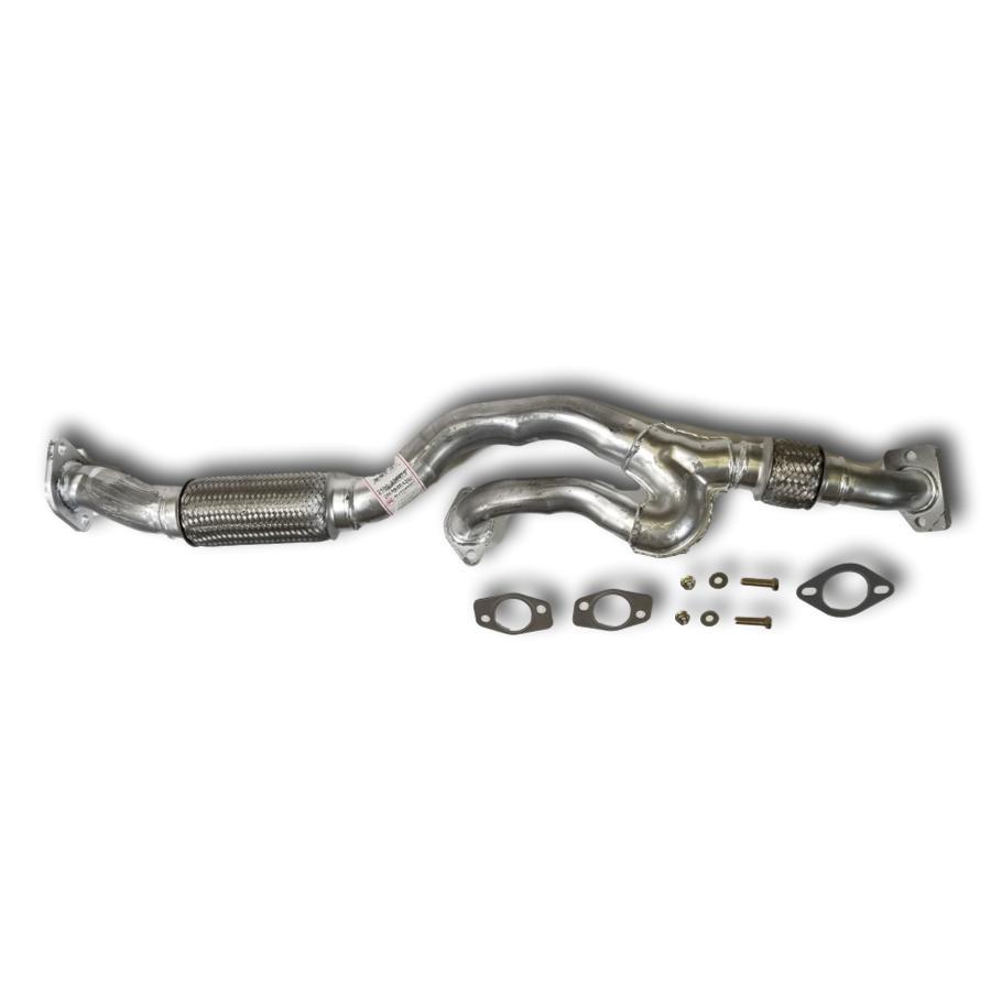 Image 2 of Hyundai Tucson 2.7 V6 exhaust flex pipe 05-08 FRONT WHEEL DRIVE ONLY