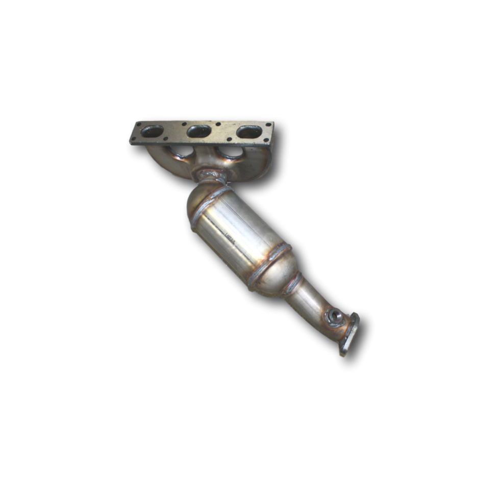 BMW 330i Rear 3.0L Catalytic Converter Left Side View